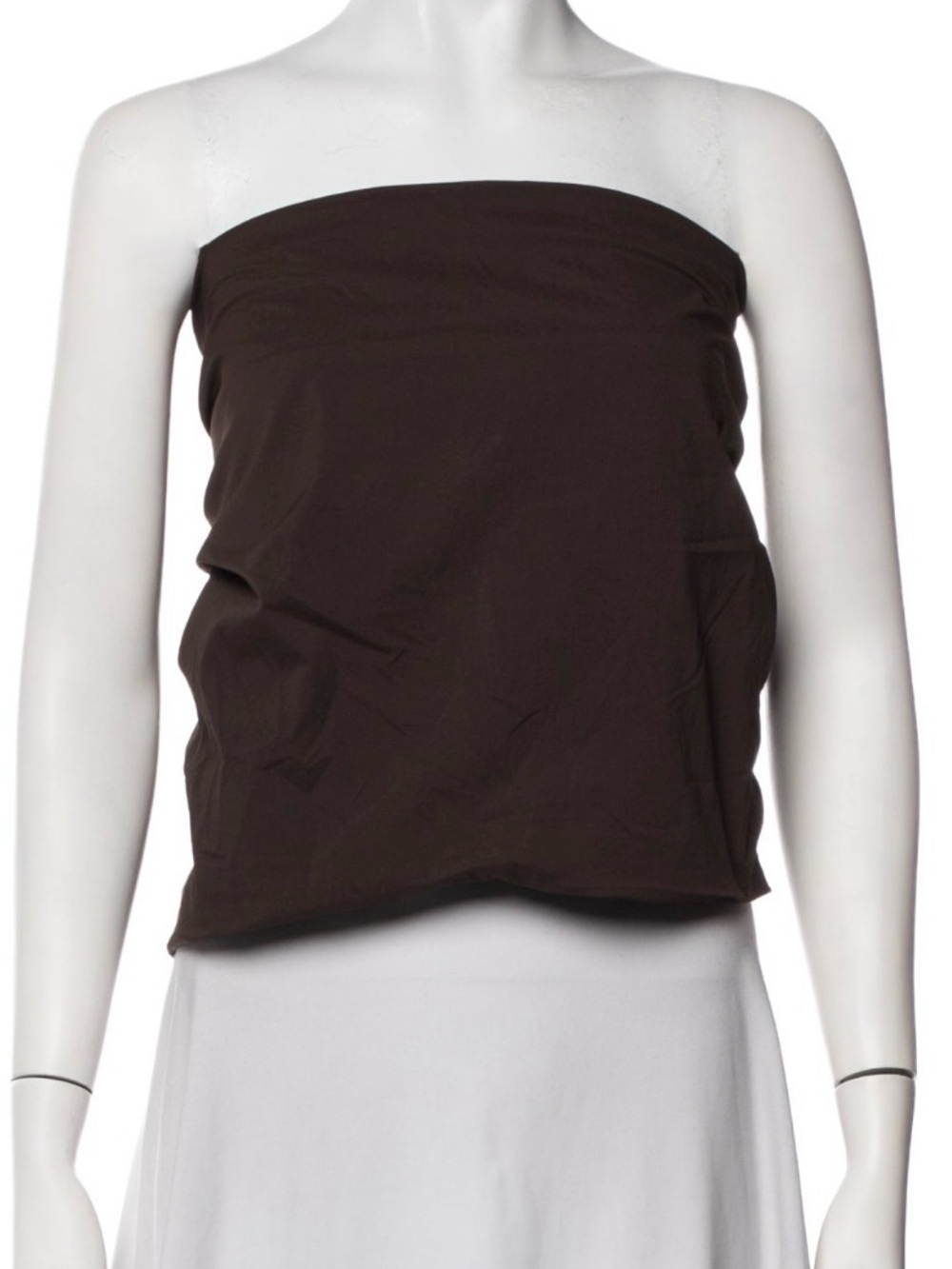 Entire studios strapless top brown